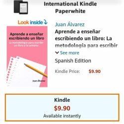 Aprende a enseñar escribiendo un libro- La metodología para escribir un libro a la semana de Juan Álvarez